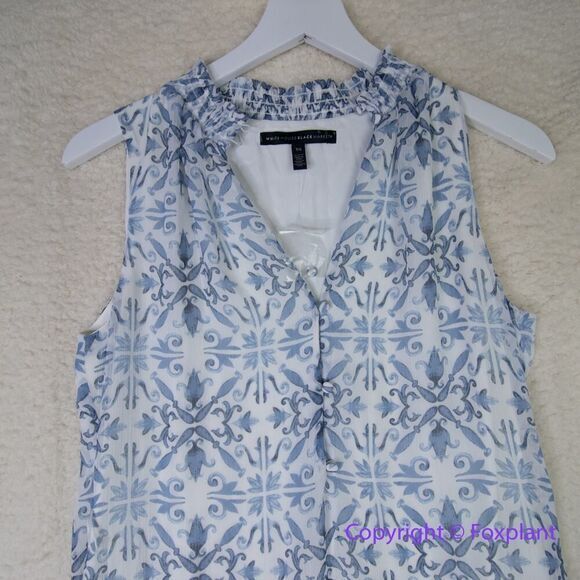 New! White House Black Market Tile Print Mini Dress , size XS - Picture 6 of 16